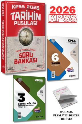 CBA Akademi CBA 2026 KPSS Tarihin Pusulası Soru Bankası Çözümlü - İsmail Adıg...