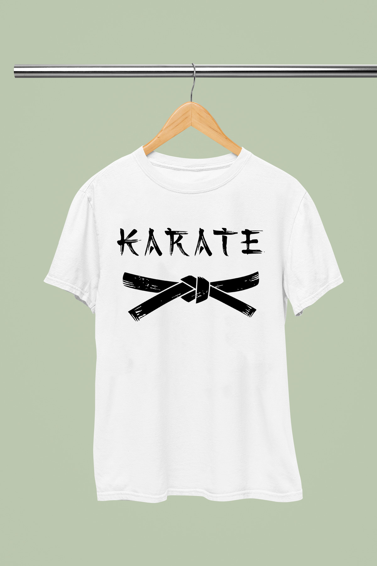 KARATE SPORTS PRINTED 100% COTTON SHORT SLEEVE REGULAR FIT YOUNG AND CHILD TSHIRT