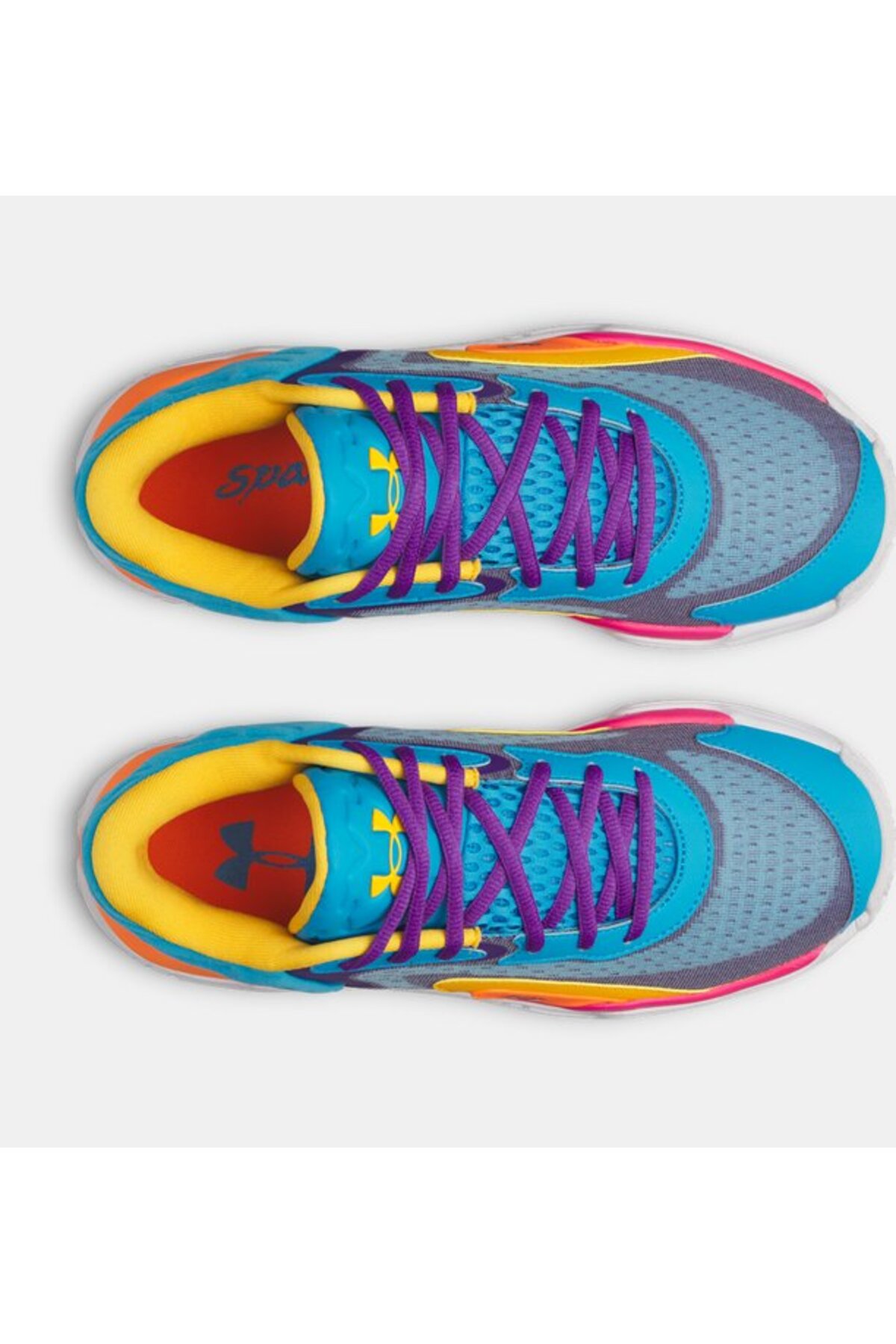 Under Armour Erkek UA Spawn 7 Mid Basketbol Ayakkabısı 6000753-419 görsel 3