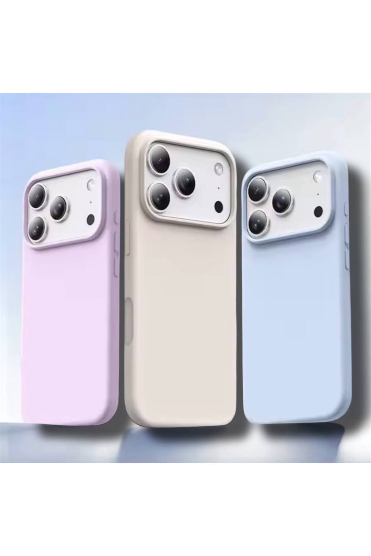 Bruntoo BR İphone 17 Pro Max Uyumlu Kılıf Kamera Çıkıntılı Yumuşak Silikon İçi Kadife Lansman Kapak . fotoğrafı 4 (önizleme)