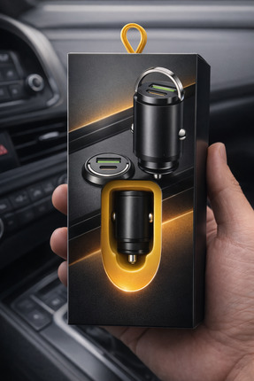 Tasarım Hızlı Şarj Destekli Araç Şarj Cihazı