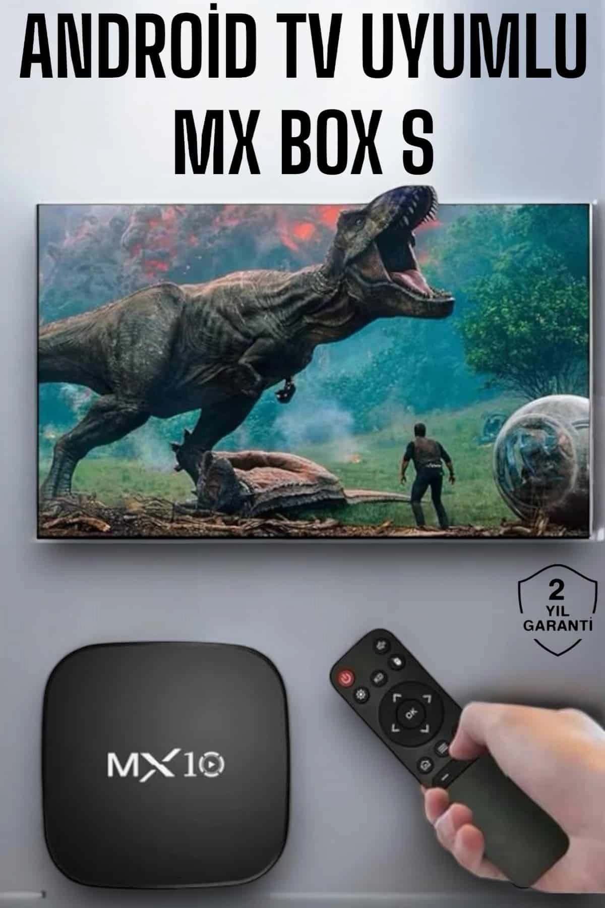 Epilons 4k Tv Uyumlu Hd Çözünürlüklü Mx Box S 8 GB Televizyon