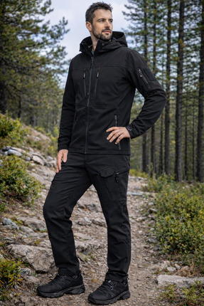 MODMEN UNİSEX Takım Kışlık SU Gecirmez Softshell Taktik Mont İçi Polarlı ve S...