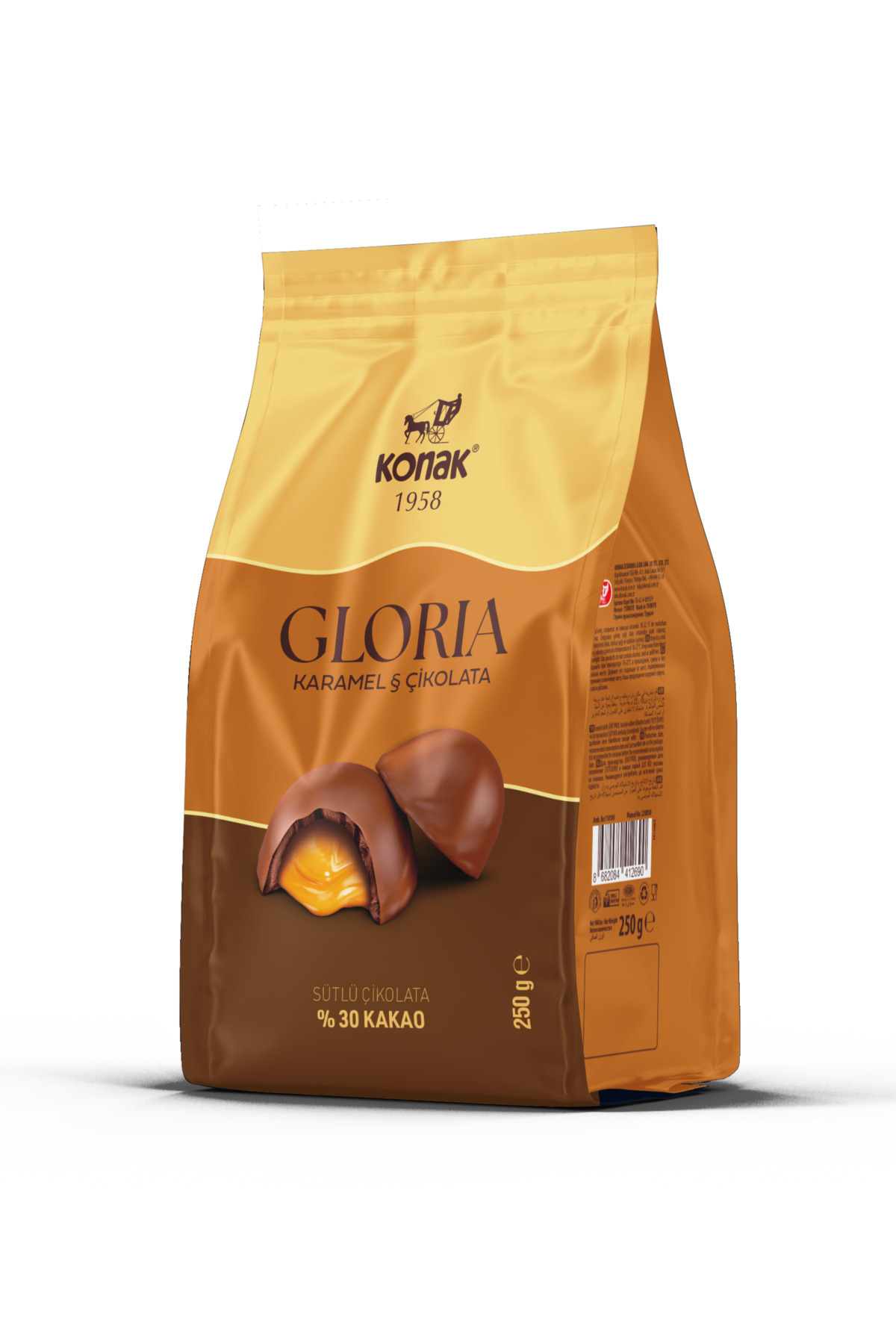 KONAK Gloria Çikolata Kaplı Karamel 250 GR - Fiyatı, Yorumları