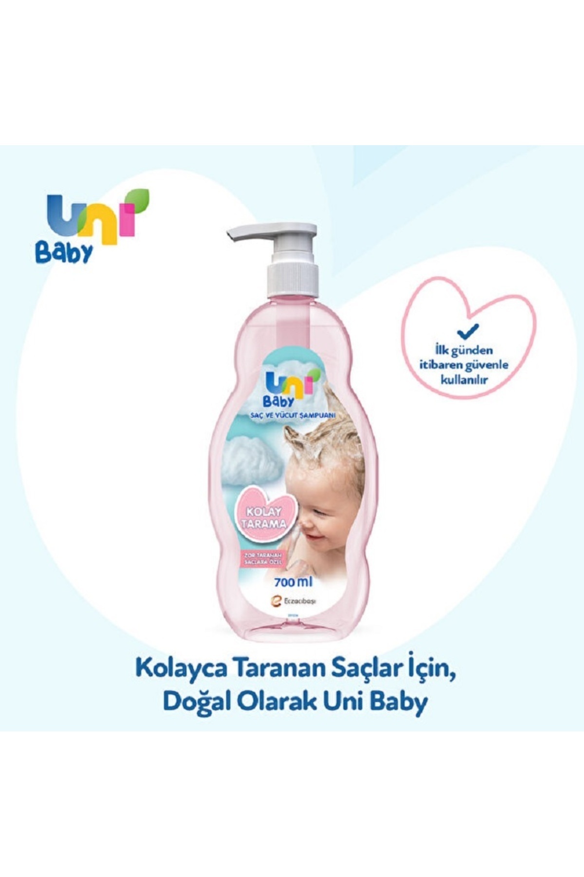 Uni Baby KOLAY TARAMA 3'LÜ SET, Şampuan, Saç Spreyi, Pişik kremi, fotoğrafı 6 (önizleme)