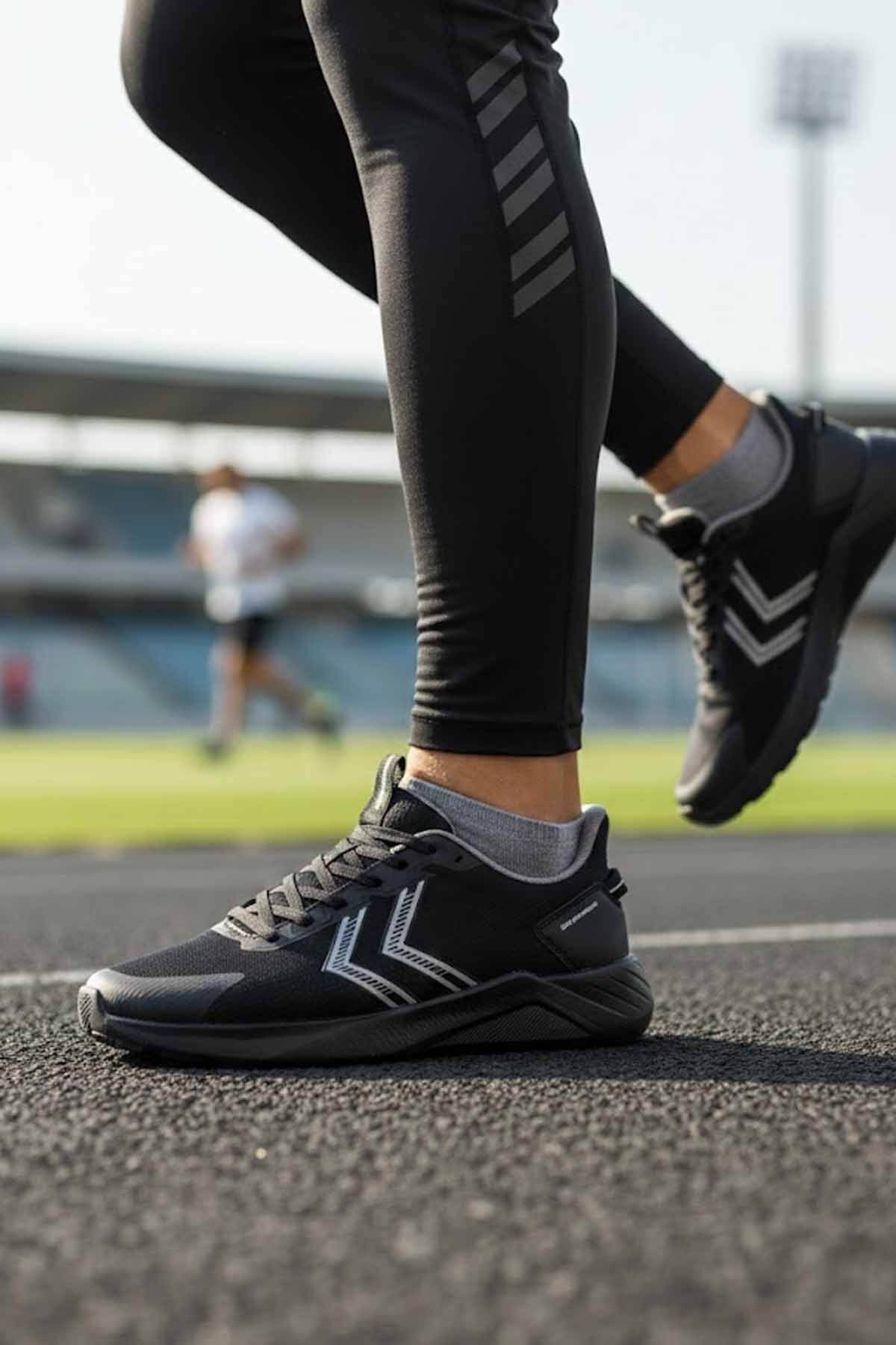 کفش ورزشی کتانی یونیسکس SOLAR مدل 900795-2042BLACK هامل کفش اسنیکر hummel