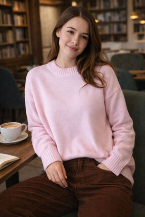 Emura Collection OVERSIZE DÜZ TRİKO KAZAK