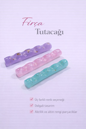 VIOLA BEAUTY Protez Tırnak Fırça Tutucu Fırça Standı 2 Adet