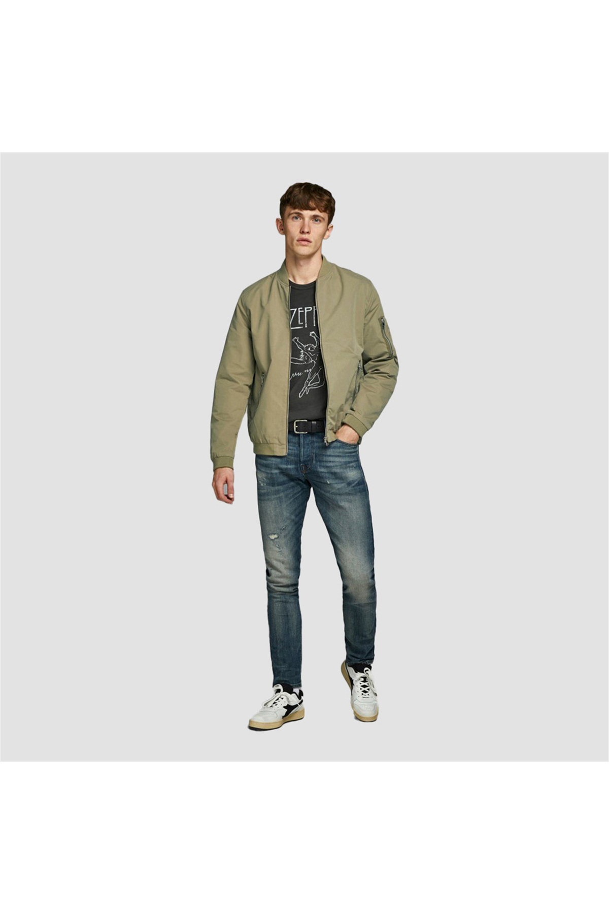 ژاکت اسپورت مردانه راسته آستین بلند | جک اند جونز Jack & Jones 12165203-DO - تصویر 2
