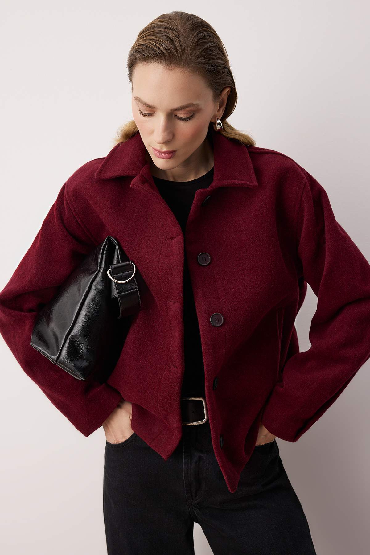 Trendyolmilla Bordo Regular Mont TWOAW26MO00133