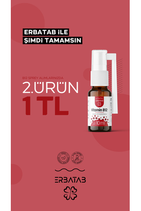 Erbatab Metilkobalamin B12 Sprey 10 ml