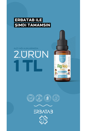 Erbatab Alg Yağı Omega 3 30 ml