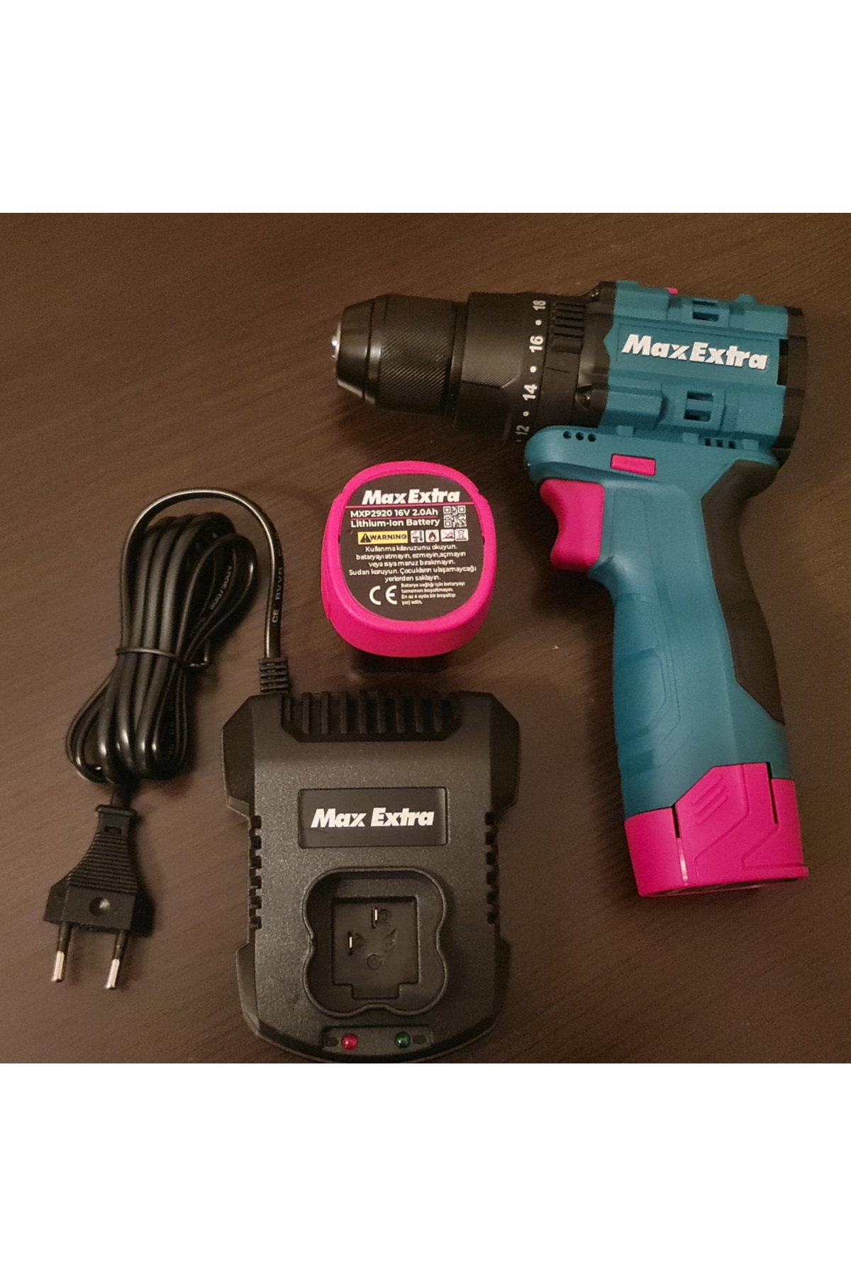 Max Extra MPX2920 DARBELİ AKÜLÜ MATKAP YENİ TİP KÖMÜRSÜZ MODEL