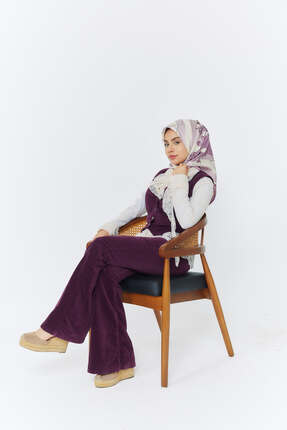 VAHİDEN LALEZAR %100 Twill İpek Eşarp 90x90 – 16 Momme – El Dikişi – Dijital ...