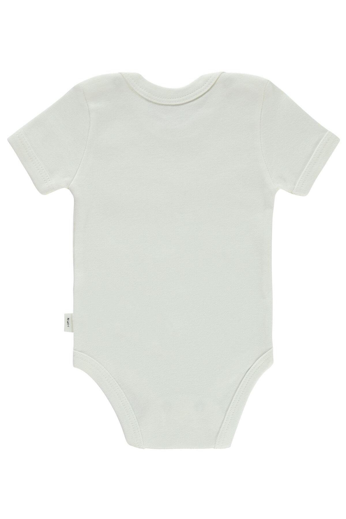 Civil Baby Düz 1-18 Ay Çıtçıtlı Badi - Ekru fotoğrafı 2 (önizleme)