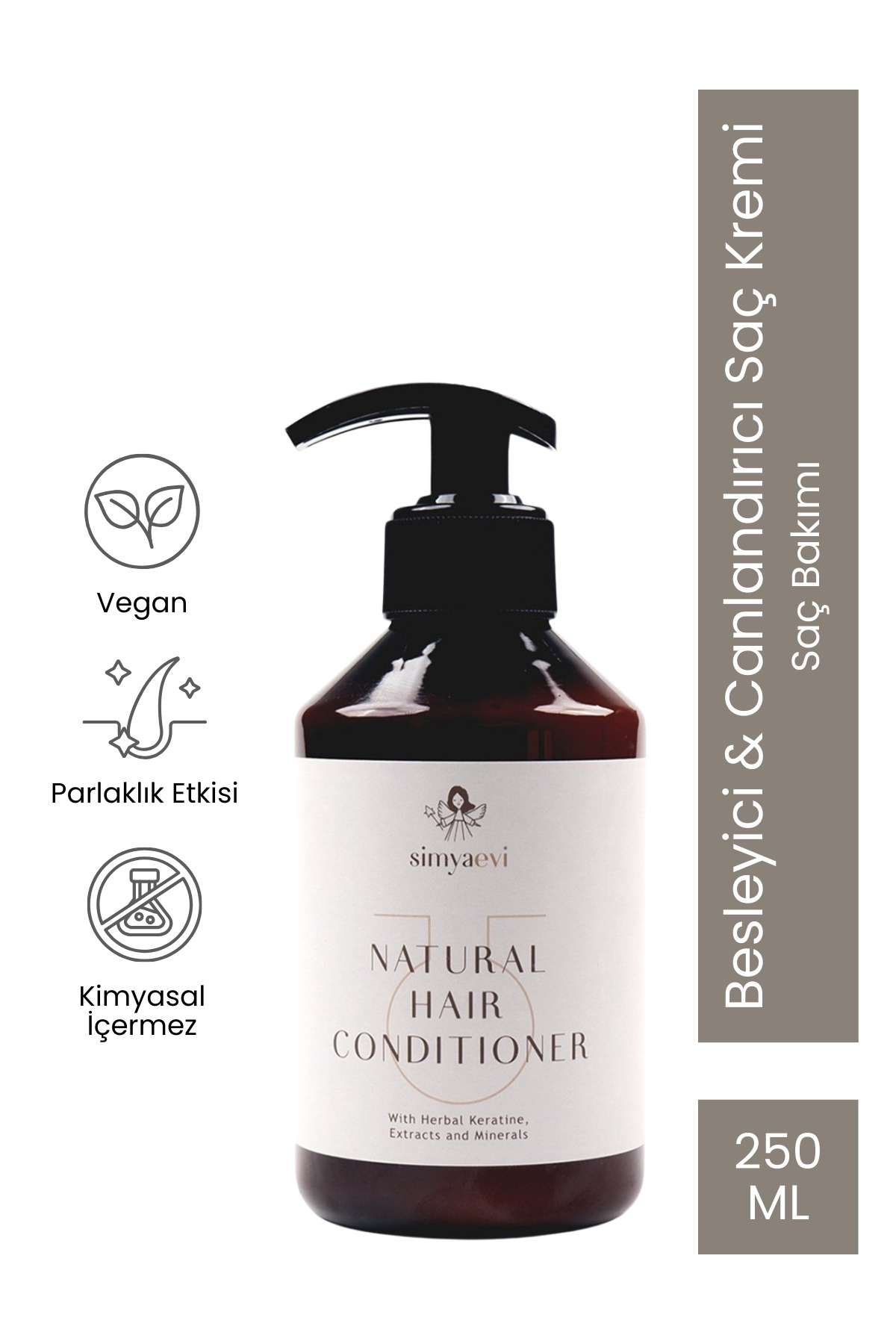Simya Evi Bitkisel Protein, Mineral Ve Ekstraktlı Doğal Saç Kremi — 8681925062742