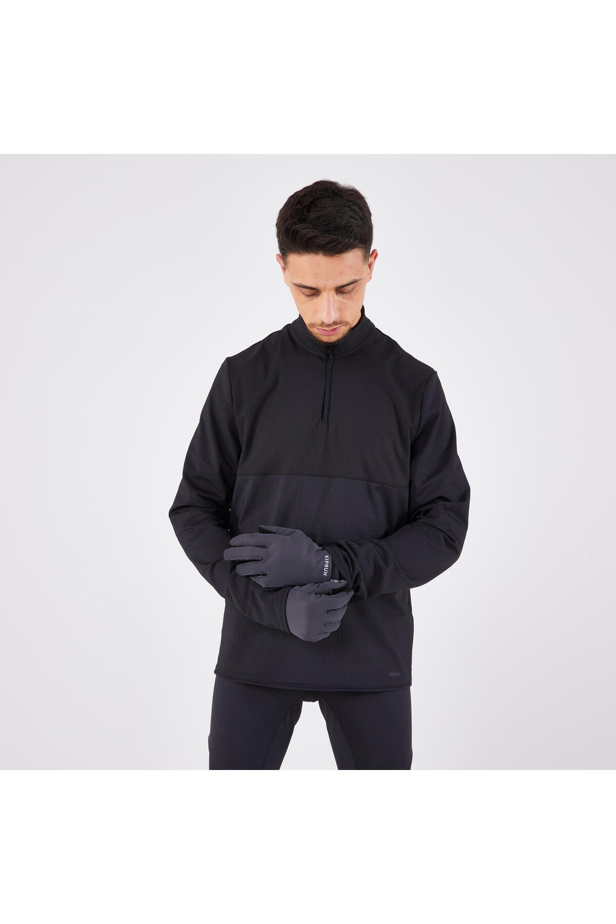 Decathlon  Kiprun Yetişkin Koşu Dokunmatik Eldiven - Siyah - Kiprun Warm 100 v2 - Görsel 8