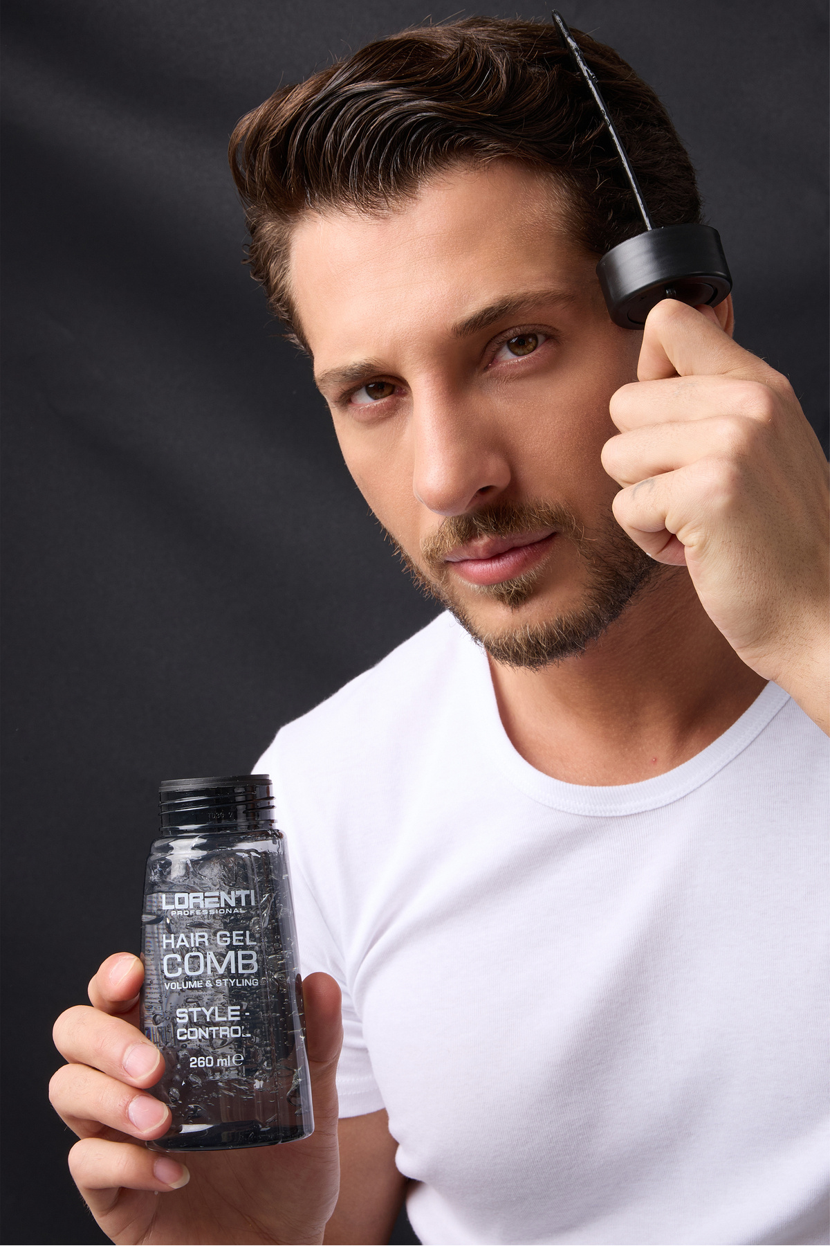Saç Şekillendirici Jel Özel Tarak Aparatlı 260 ml Ultra Stil Kontrolü Sağlar, Kolay Şekillendirme — TJel — تصویر 4 از 4