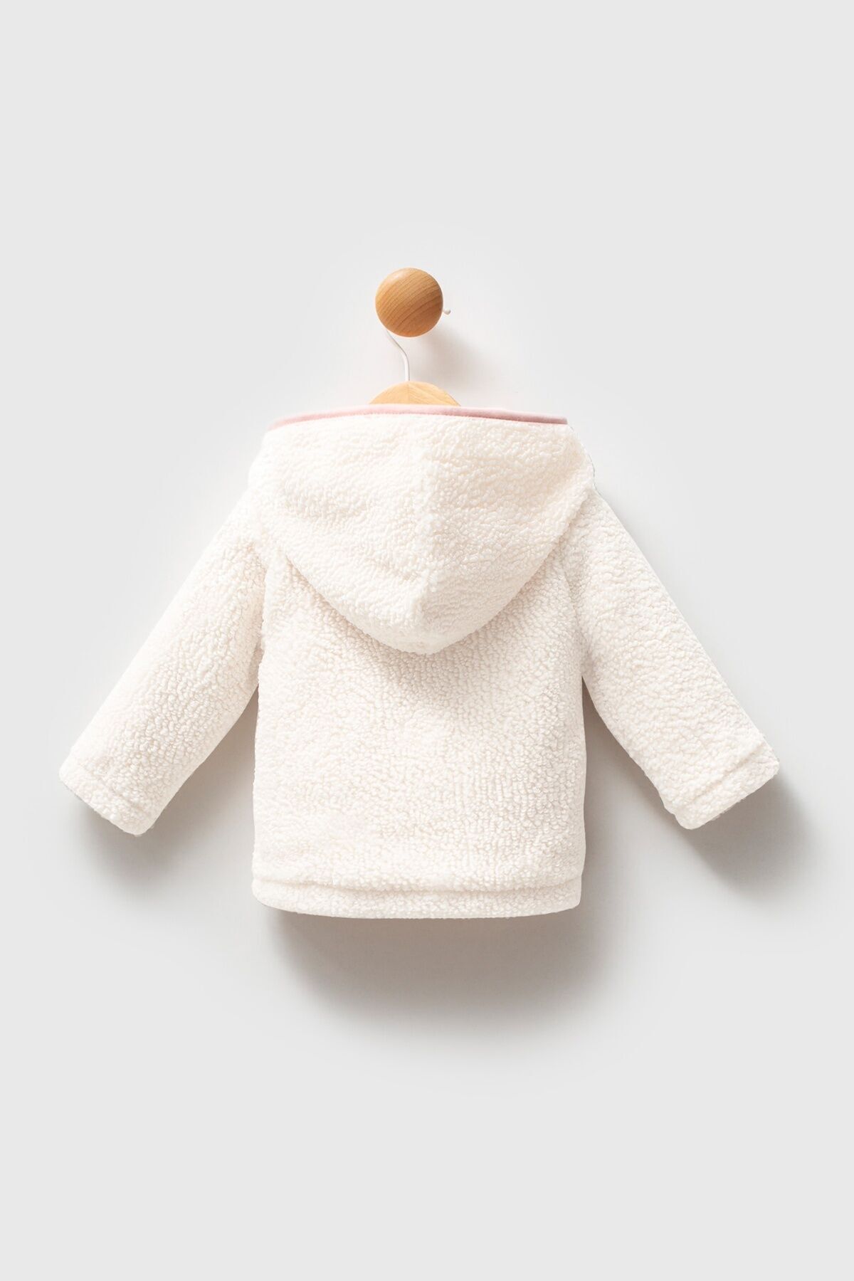 U.S. Polo Assn. U.S. Polo Assn Kız Bebek Krem Mont fotoğrafı 3 (önizleme)