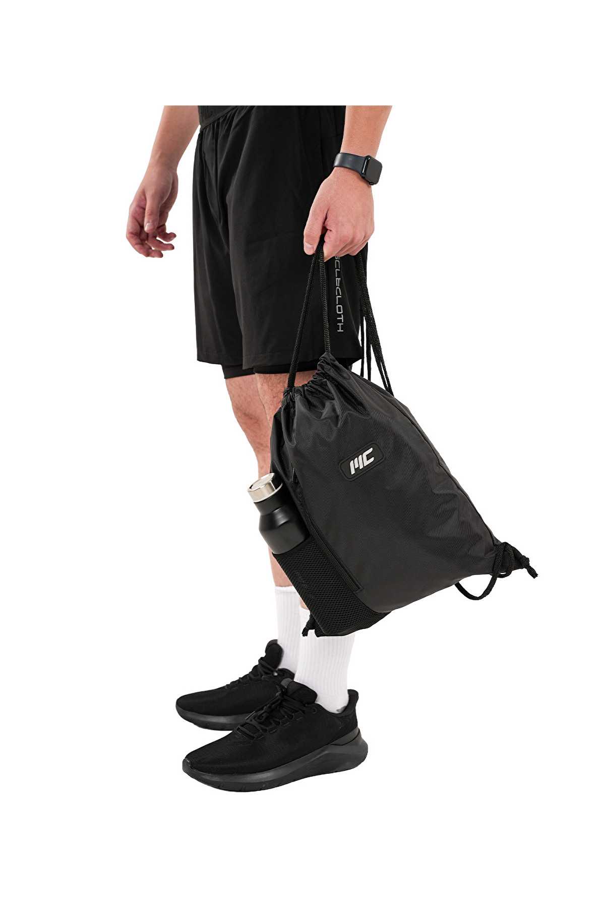MUSCLECLOTH  Players Sackpack Spor Çanta Siyah - Görsel 3
