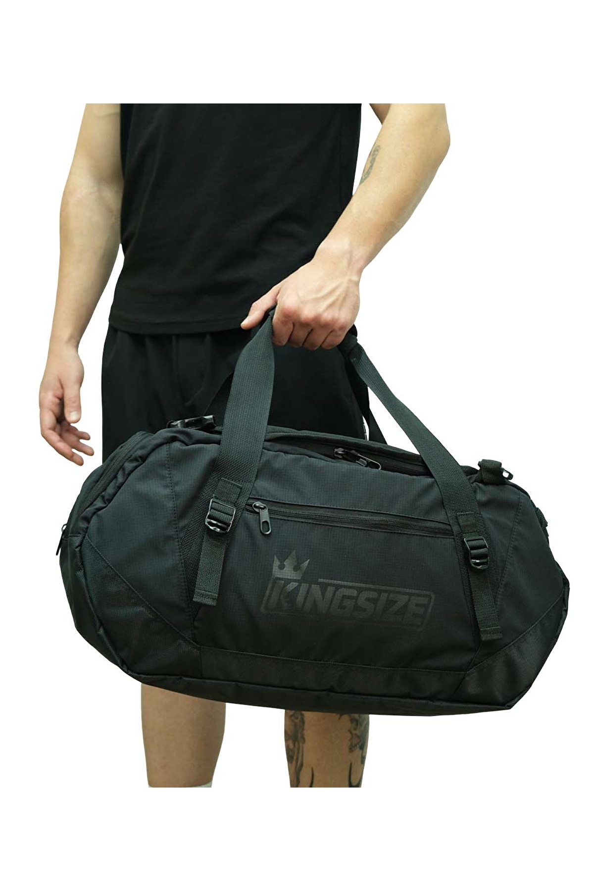 Kingsize Nutrition  Bulk Duffle Spor Çanta Siyah 40 L - Görsel 4