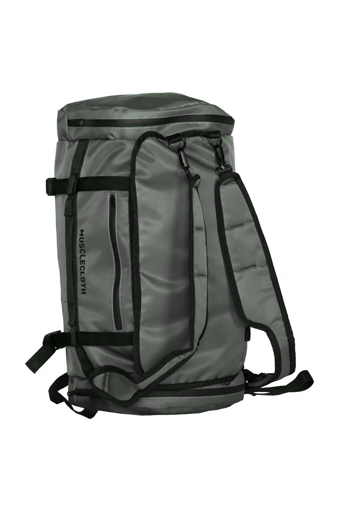 MUSCLECLOTH Convertible Spor Çanta Gri 40 L
