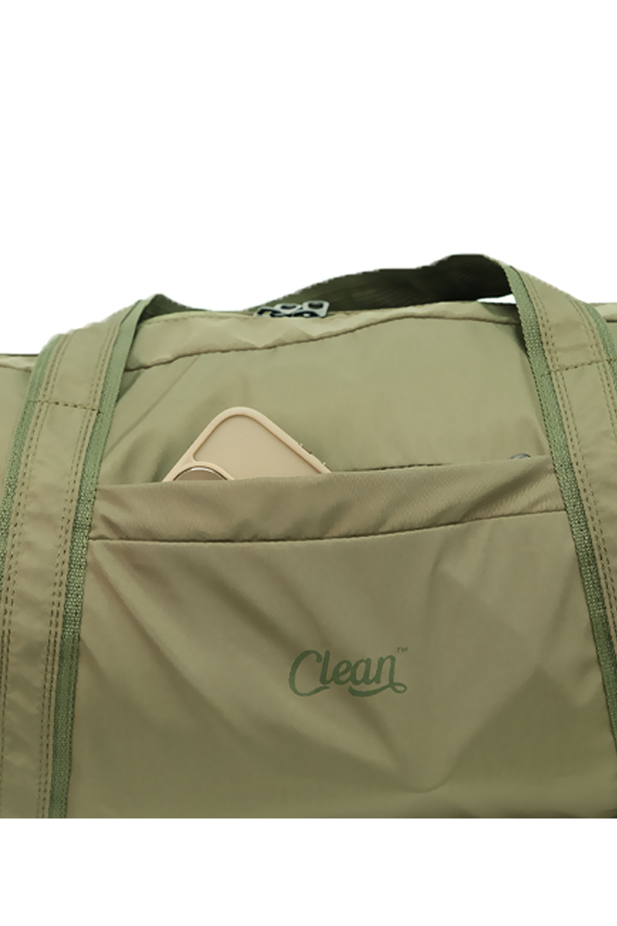 Clean Powders Fit Spor Çanta Haki görsel 7