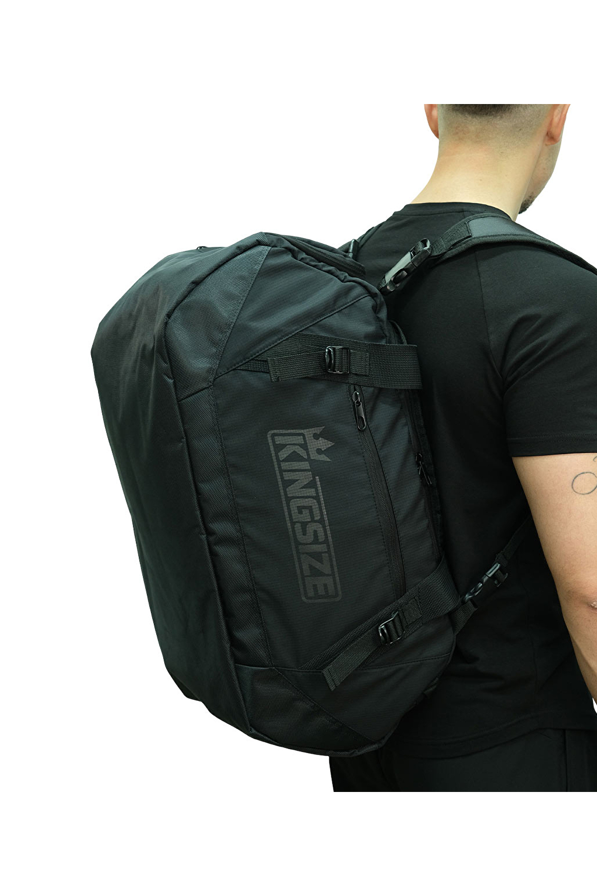 Kingsize Nutrition  Bulk Duffle Spor Çanta Siyah 40 L - Görsel 3