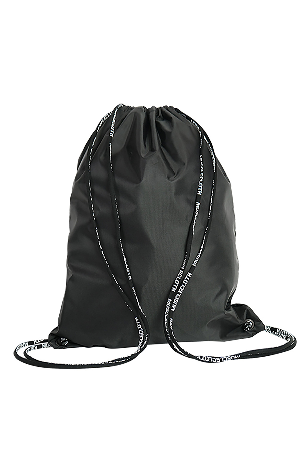 MUSCLECLOTH  Sackpack Spor Çanta Siyah Gri - Görsel 7