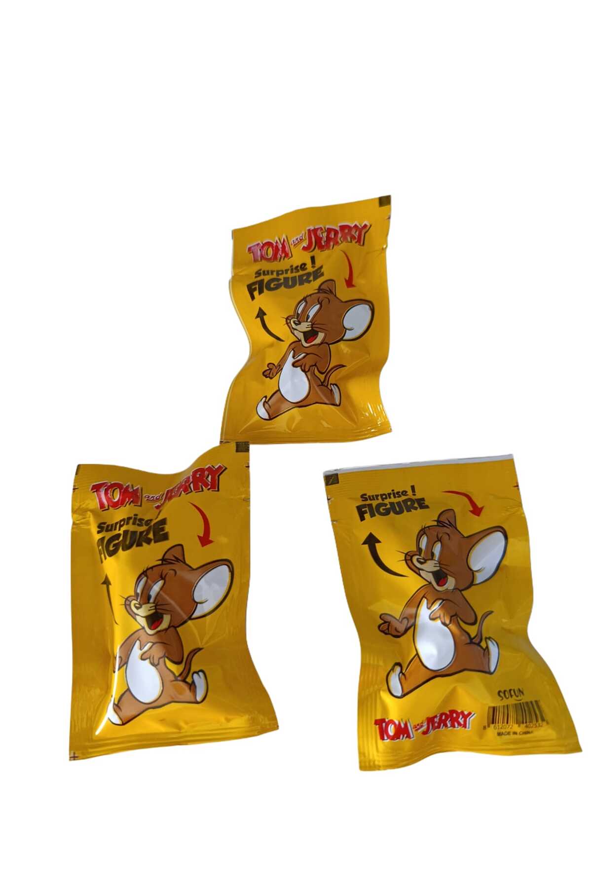 sofun Tom ve Jerry Sürpriz Figür Anahtarlık Paket Tom ve Jerry