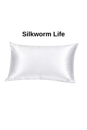 silkworm Life -%100 Doğal Ipek Yastık Kılıfı - 50x70 Cm (BEYAZ / BOYA IÇERMEZ...