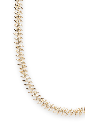 XUPING JEWELRY Xuping Balık Sırtı Kolye - XUPING 14K ALTIN KAPLAMA - 60 cm