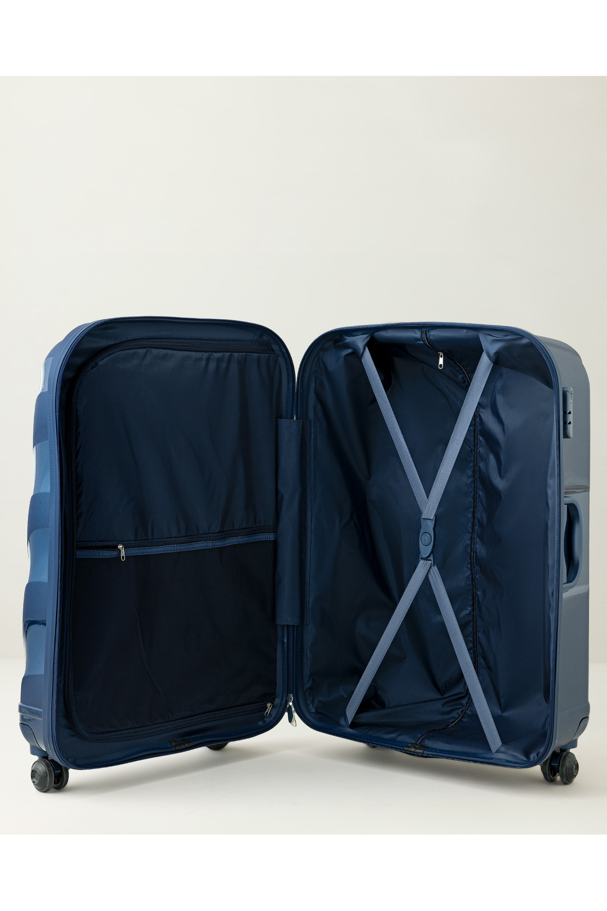 Madame Coco  Huitre Valiz/Bavul - Lacivert - Büyük Boy - Görsel 5