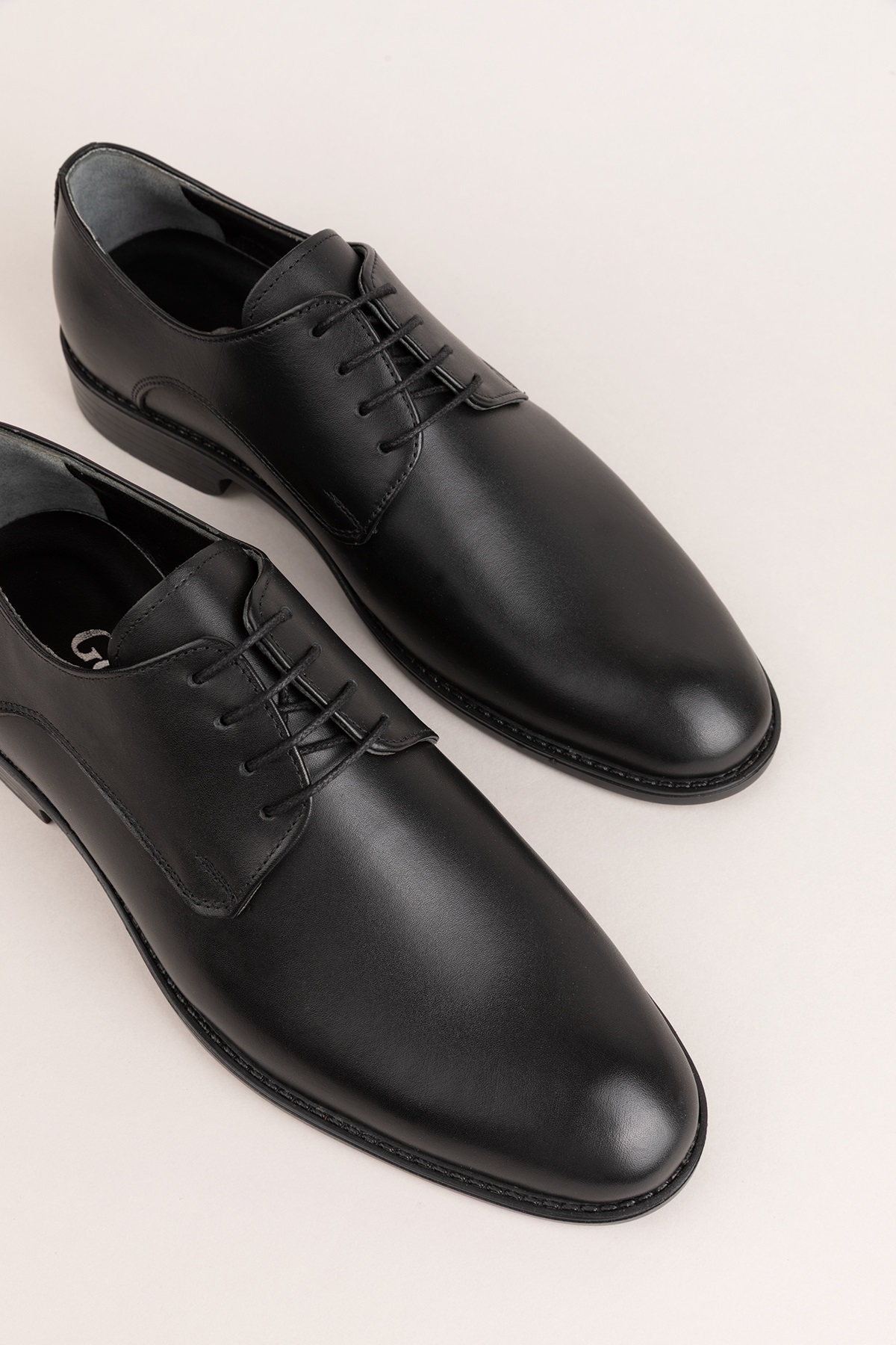 Gondol  Erkek Hakiki Deri Klasik Damat Ayakkabı pş.90 Siyah Cilt - Görsel 3