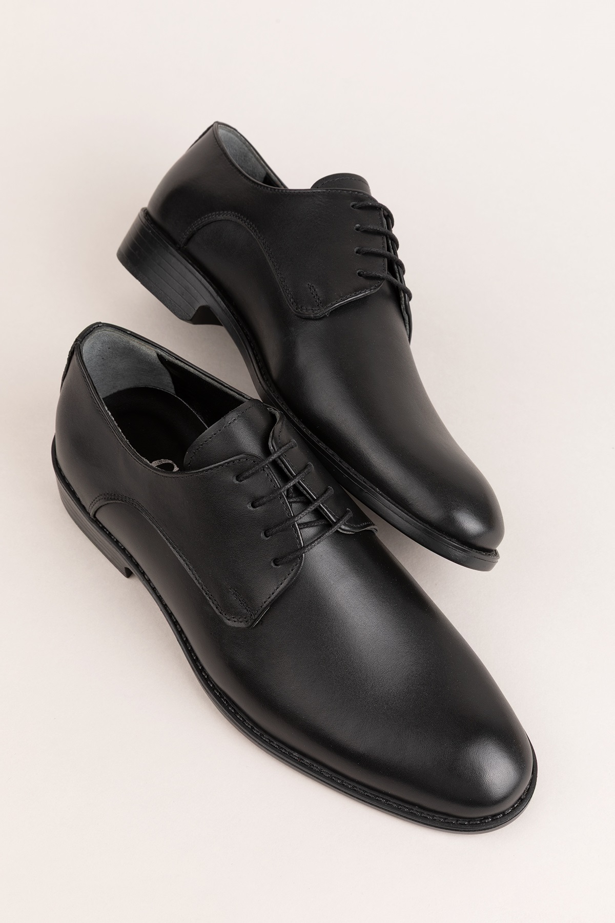 Gondol  Erkek Hakiki Deri Klasik Damat Ayakkabı pş.90 Siyah Cilt - Görsel 2