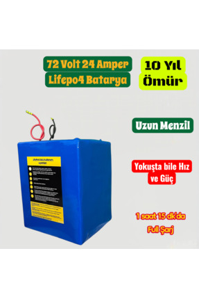 Volta 72 volt 24 amper Lifepo4 Akü