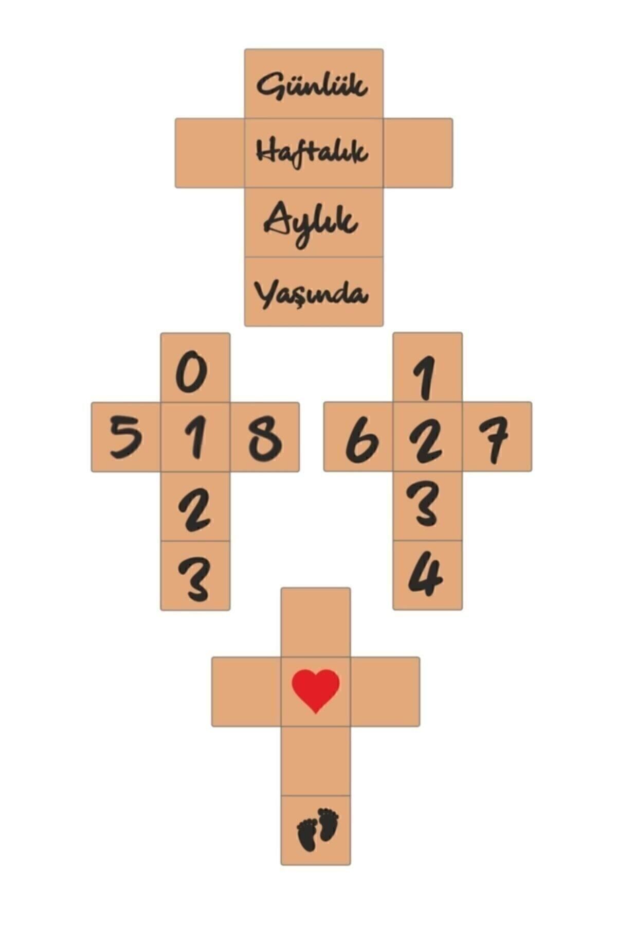 Babyroom Bebek Anı Küpü Seti 4’lü Set Türkçe Küp,one Size Tek Boyut Anı Küpü Hatıra Küpü Anı Küpü fotoğrafı 6 (önizleme)