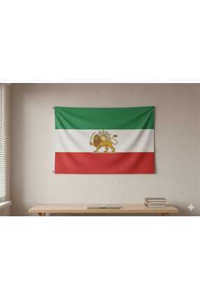 ZC Bayrak Aslan Güneş Iran Milli Gönder Bayrağı Raşel Kumaş Dijital Baskı 70x105