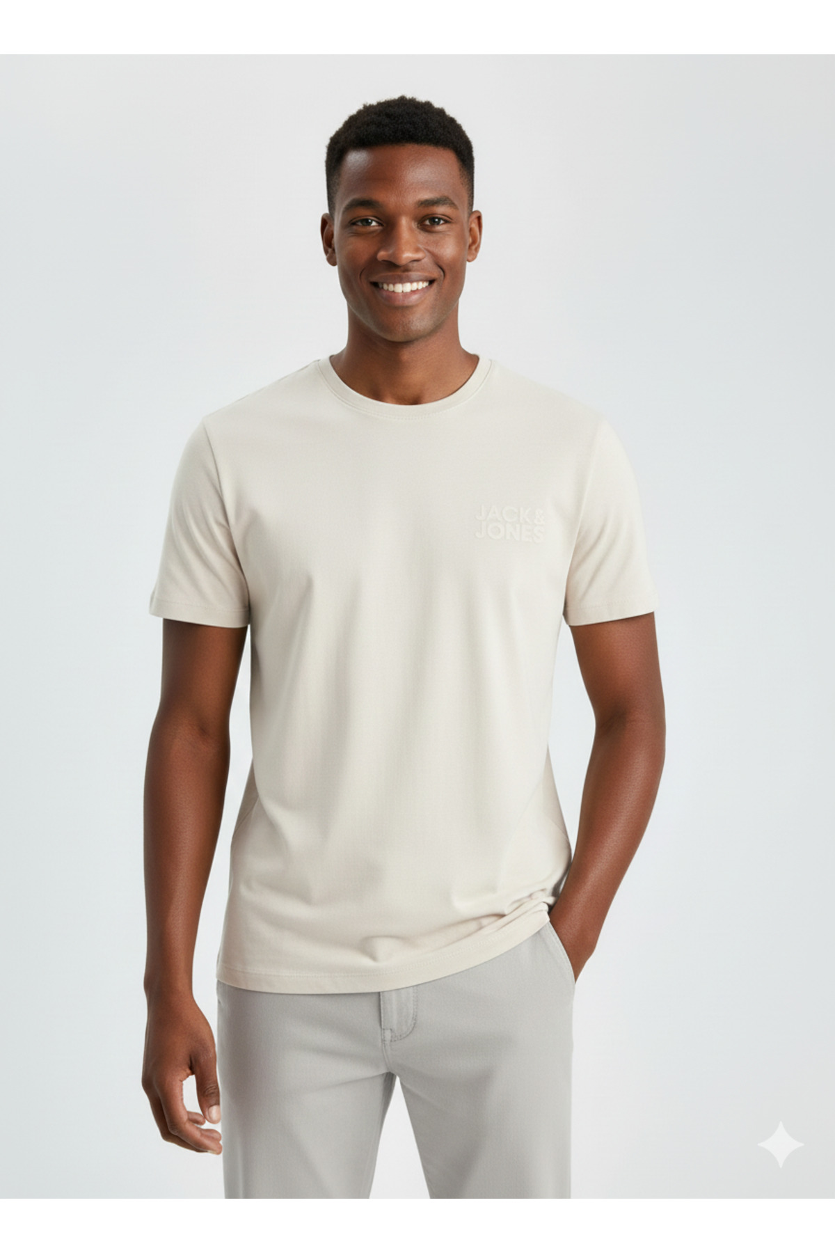 تیشرت مردانه طرح دار آستین کوتاه | جک اند جونز Jack & Jones TYCB50B546BA3A6A00 - تصویر 4