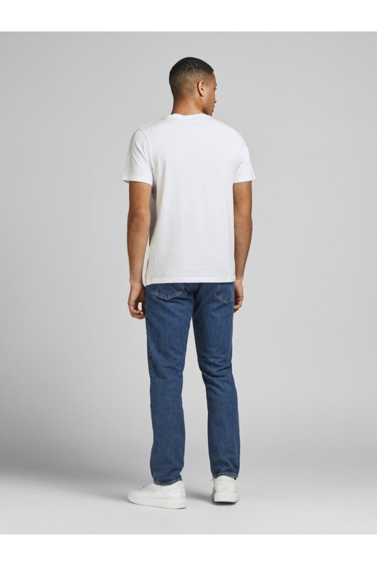 تیشرت مردانه اسلوگان آستین کوتاه | جک اند جونز Jack & Jones ZLE12151955ZİLMOD - تصویر 6
