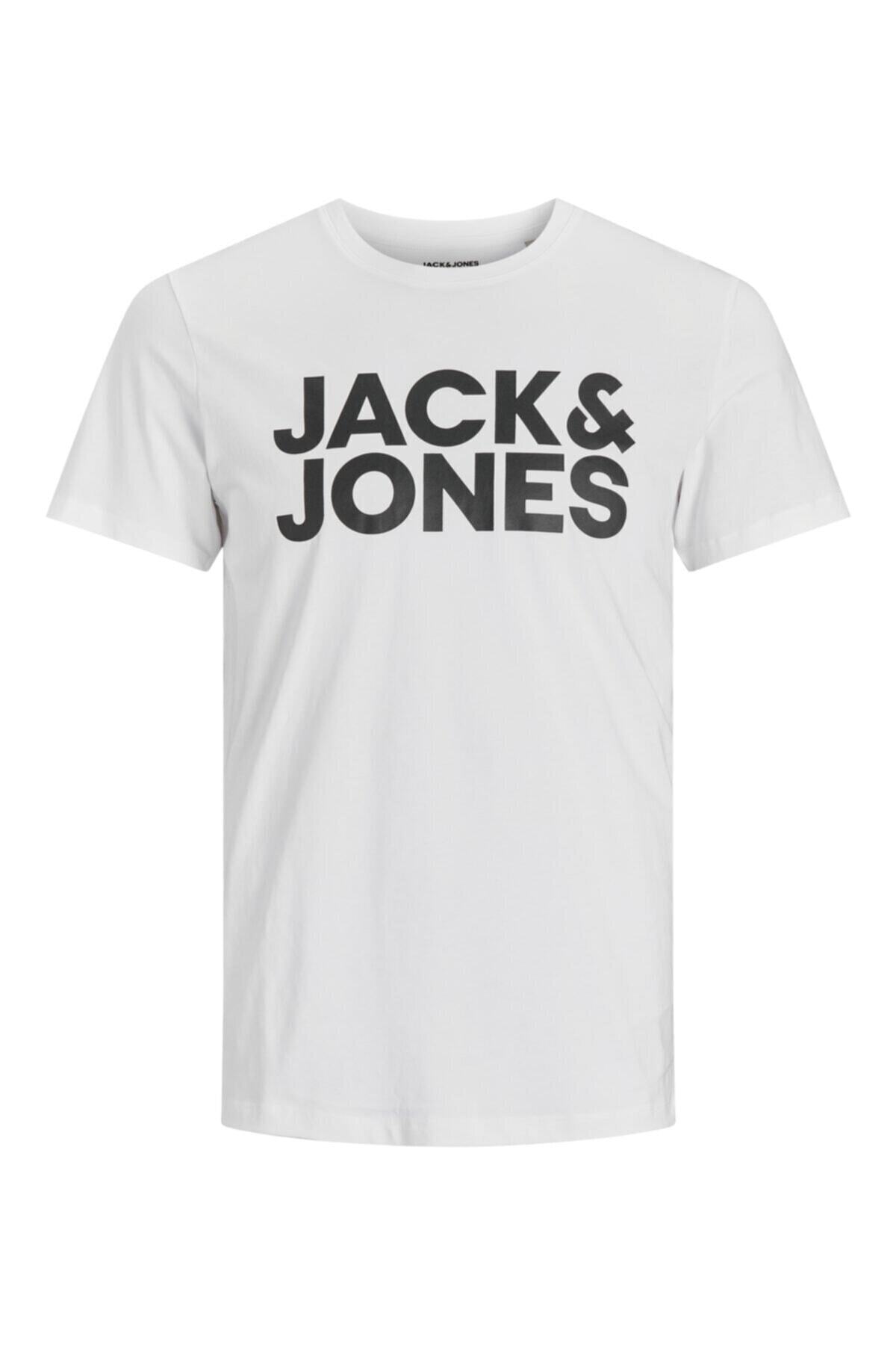 تیشرت مردانه اسلوگان آستین کوتاه | جک اند جونز Jack & Jones ZLE12151955ZİLMOD - تصویر 2