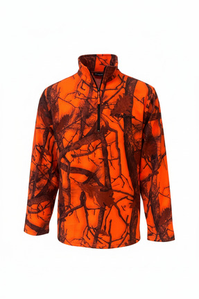 Tough Challenger Outdoor Turuncu Polar Mont · Yarım Fermuar · Tüylenme Yapmaz...