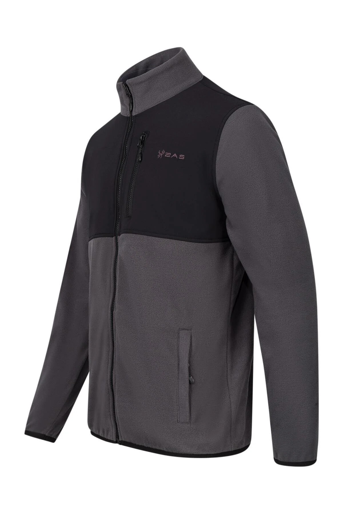 2AS Cliff Erkek Parçalı İnce Polar Sweatshirt Antrasit - Fiyatı