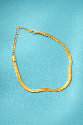 stainless steell Zenska Jewelry Kadın Kararmaz Çelik İtalyan Zincir Bileklik ...