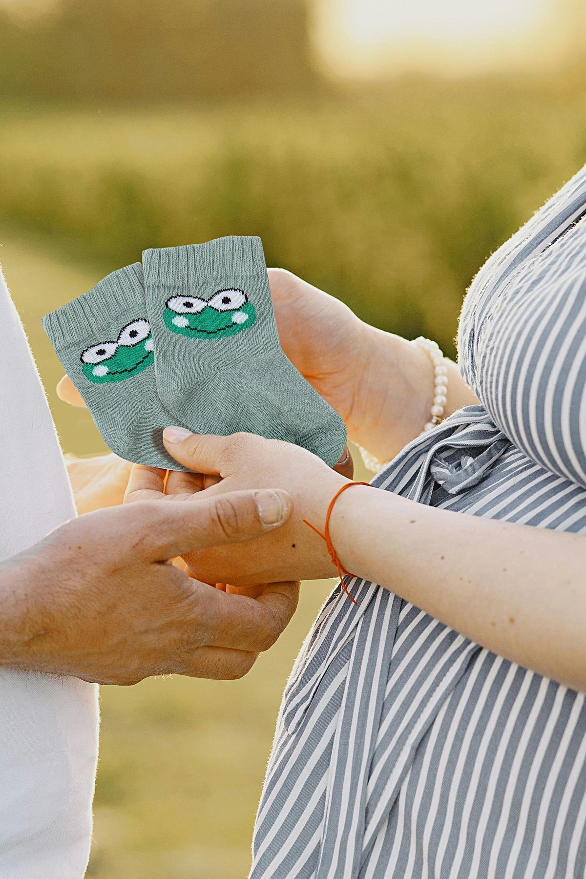 poffibaby 5 li Sevimli Dostlar Kutulu Premium Organik Pamuk Unisex Bebek Çorabı fotoğrafı 4 (önizleme)