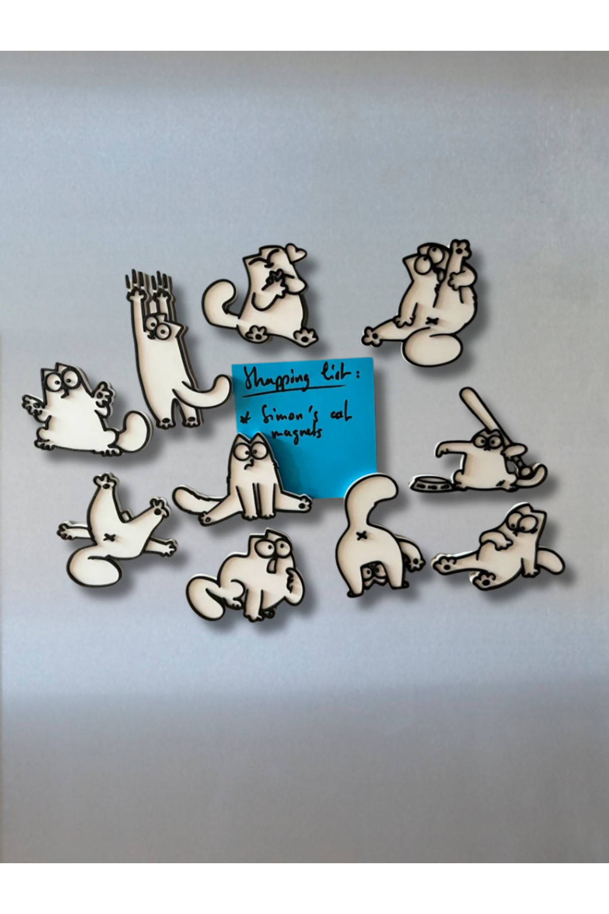 Cute Mischievous Cat 10 Lu Refrigerator Magnet