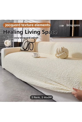 nurlan Yine desen Streç Lastikli Esnek Yikanabilir bohem KOMAŞ3Kişilik Likral...