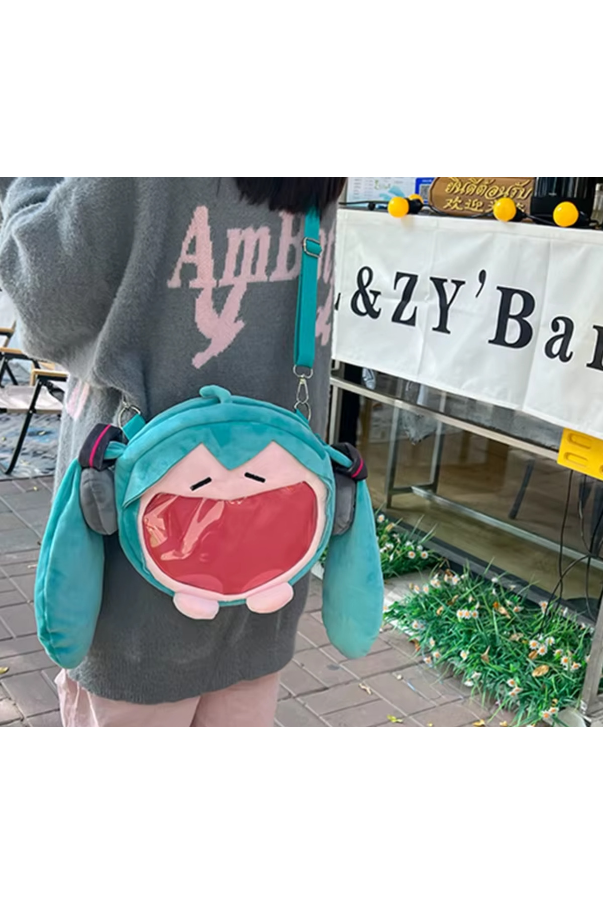 NETAVANTAJ Anime Hatsune Miku Sakura S Versiyonu Kawaii Peluş Omuz