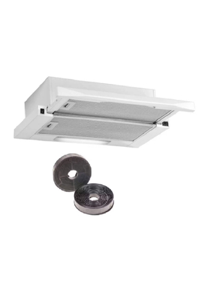 White Daisy F4 Çift Motorlu Çift Filtreli Mutfak Aspiratörü (KARBON FİLTRELİ ...