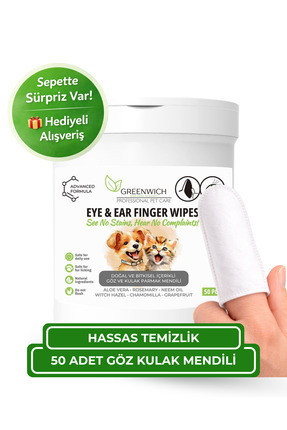 Greenwich Zero Point of Beauty Göz Kulak Çene Pati Mendili 50 Adet | Akıntı K...